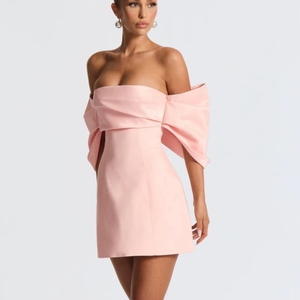 BABYBOO BRIELLA MINI DRESS - BLUSH small